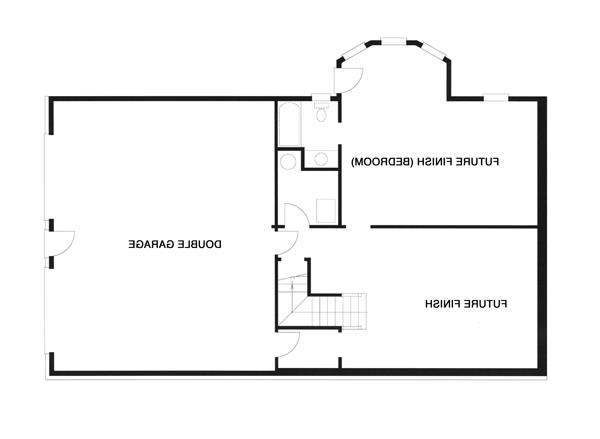 Lower Level image of WOODROW II House Plan